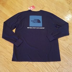 Men's North face long sleeve tee